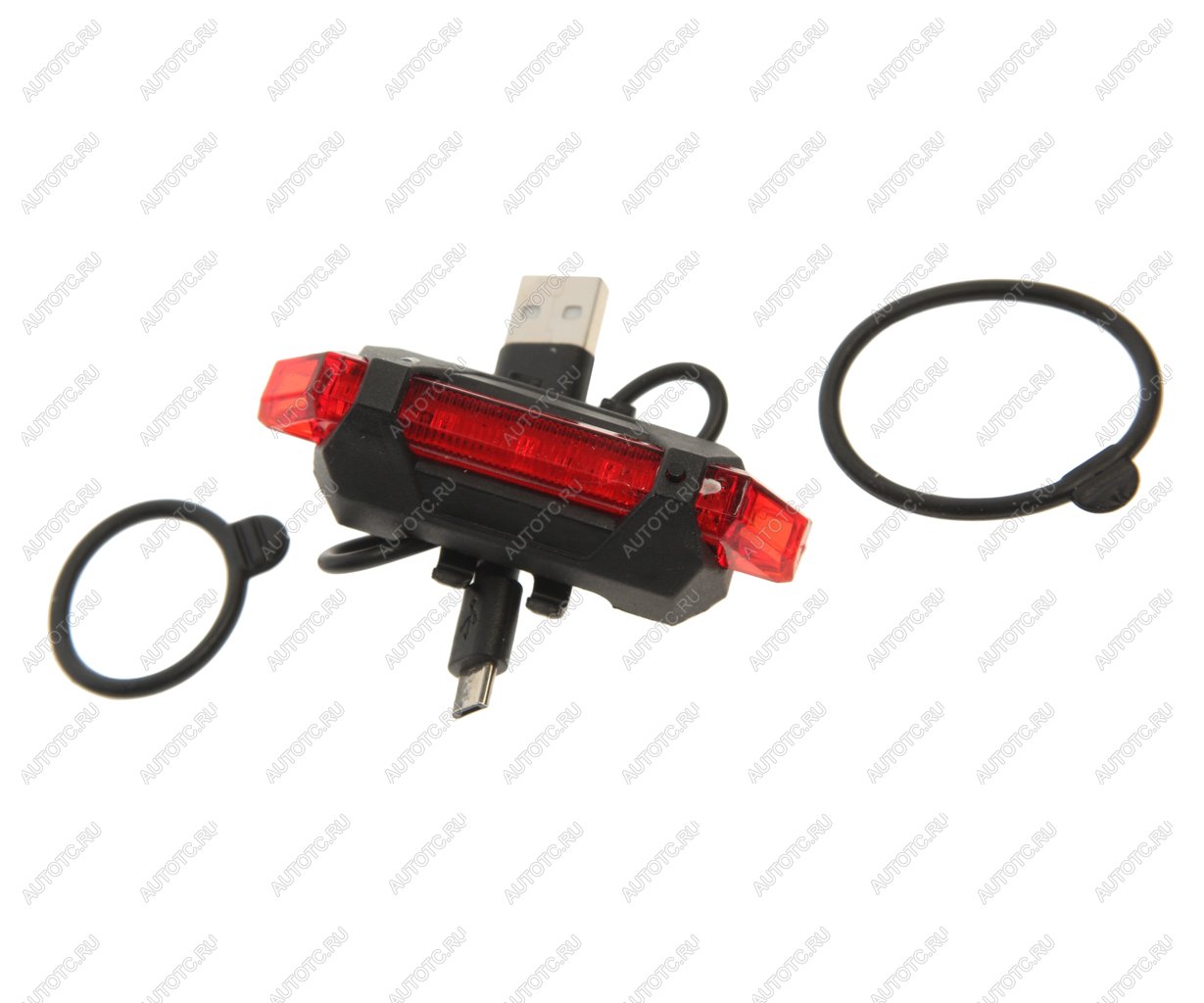 439 р. Фонарь велосипедный задний USB кабель с аккумулятором 2 функции Led RAPIDO RAPIDO dc-918  с доставкой в г. Керчь