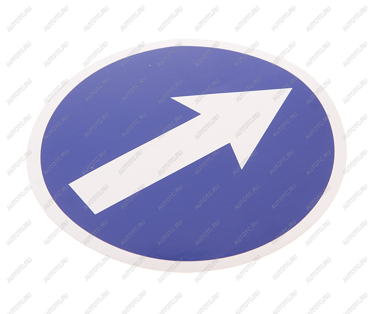 57 р. Наклейка-знак виниловая вырезанная Объезд d=15см AUTOSTICKERS AUTOSTICKERS 00382  с доставкой в г. Керчь