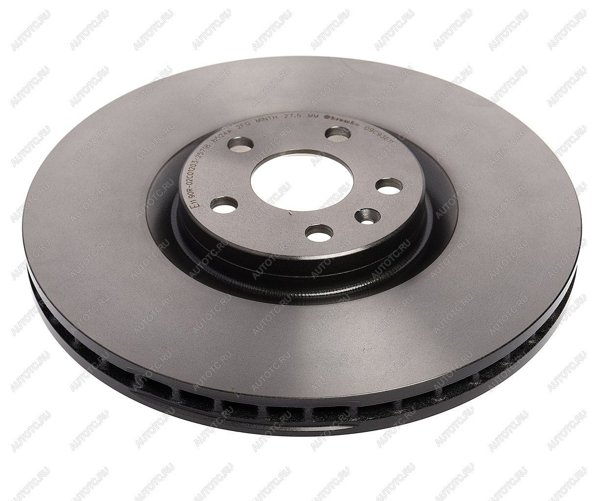 10 499 р. Диск тормозной VOLVO XC90 (15-) передний (1шт.) BREMBO BREMBO 09c93611  с доставкой в г. Керчь