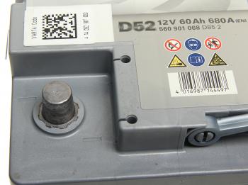 22 999 р. Аккумулятор VARTA Silver Dynamic AGM 60Ач обратная полярность VARTA 6ст60(0) d52 (a8)  с доставкой в г. Керчь. Увеличить фотографию 2