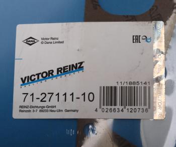 349 р. Прокладка коллектора AUDI 100 (85-94) впускного VICTOR REINZ VICTOR REINZ 71-27111-10  с доставкой в г. Керчь. Увеличить фотографию 3