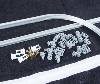 2 489 р. Шторка автомобильная для лобового стекла 160х105см ГАЗель Next барашек черная комплект ВИТА ТРАК ВИТА ТРАК шторка next черн.  с доставкой в г. Керчь. Увеличить фотографию 2