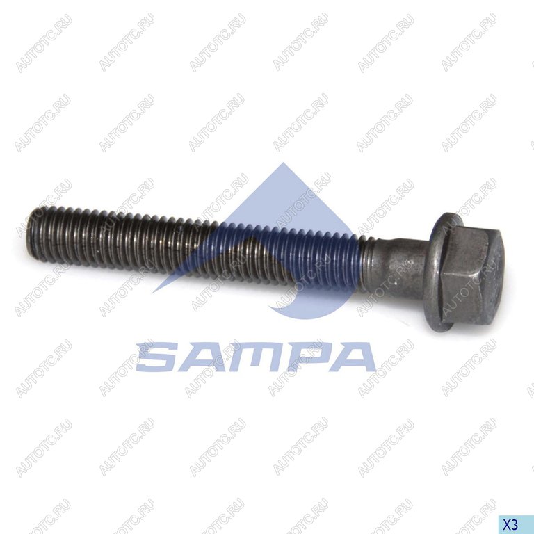 55 р. Болт MERCEDES MK,SK,NG дв.OM401-449 коллектора выпускного (M10x1.5x70мм) SAMPA SAMPA 010.091  с доставкой в г. Керчь