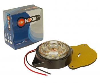 Фонарь габаритный LED 24V, круглый белый (d=55мм 10-светодиодов,солнышко) NOKTA NOKTA l0047white NOKTA l0047white