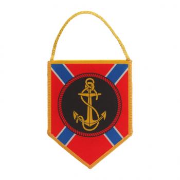 Вымпел автомобильный 7х10см двусторонний ВОЕННО-МОРСКОЙ ФЛОТ NO NAME вмф