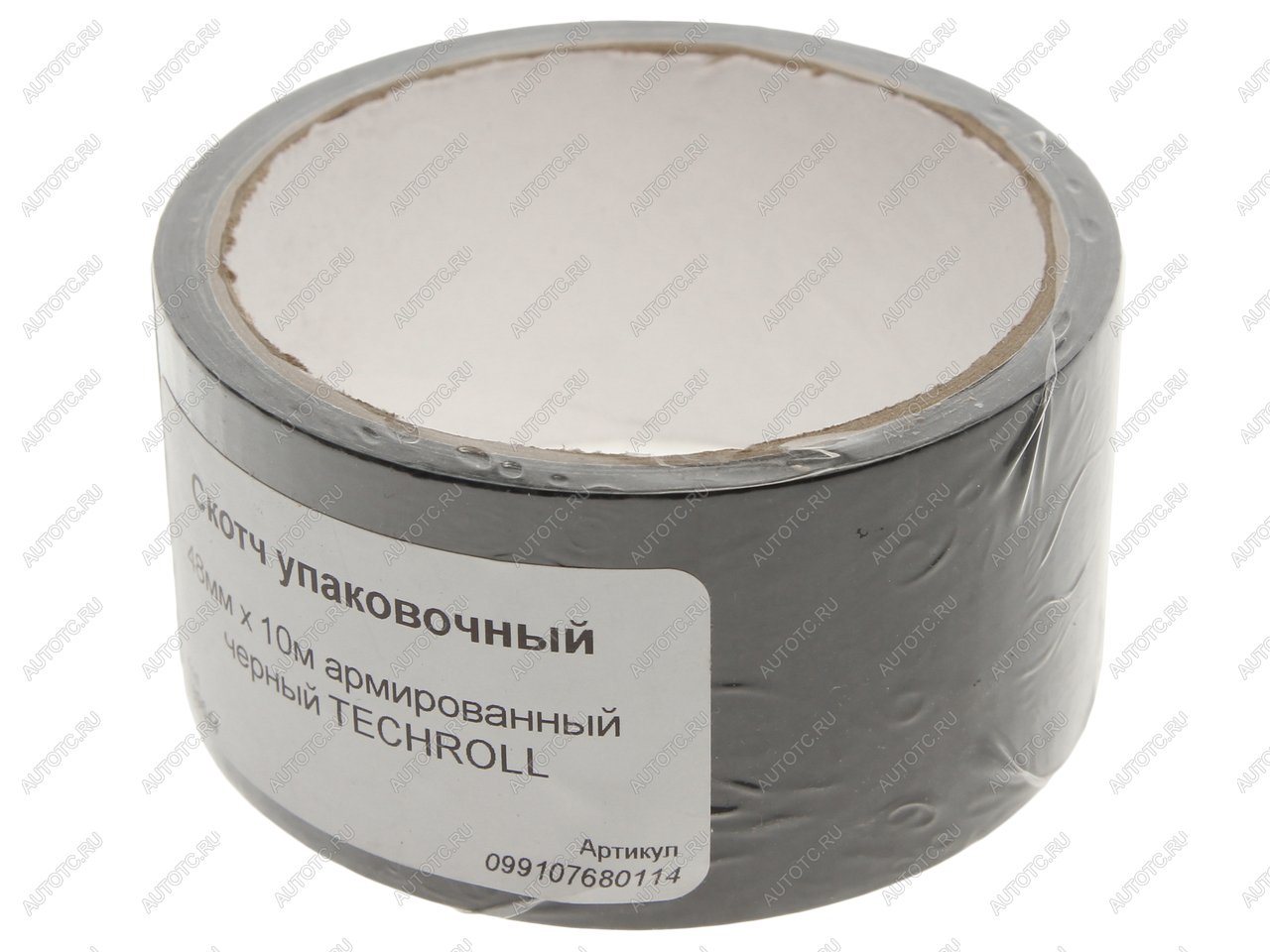 84 р. Скотч упаковочный 48ммх10м армированный черный TECHROLL TECHROLL 099107680114  с доставкой в г. Керчь