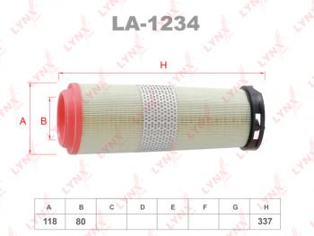 Фильтр воздушный MERCEDES C (W203) (2.02.2CDI) LYNX LYNX la1234
