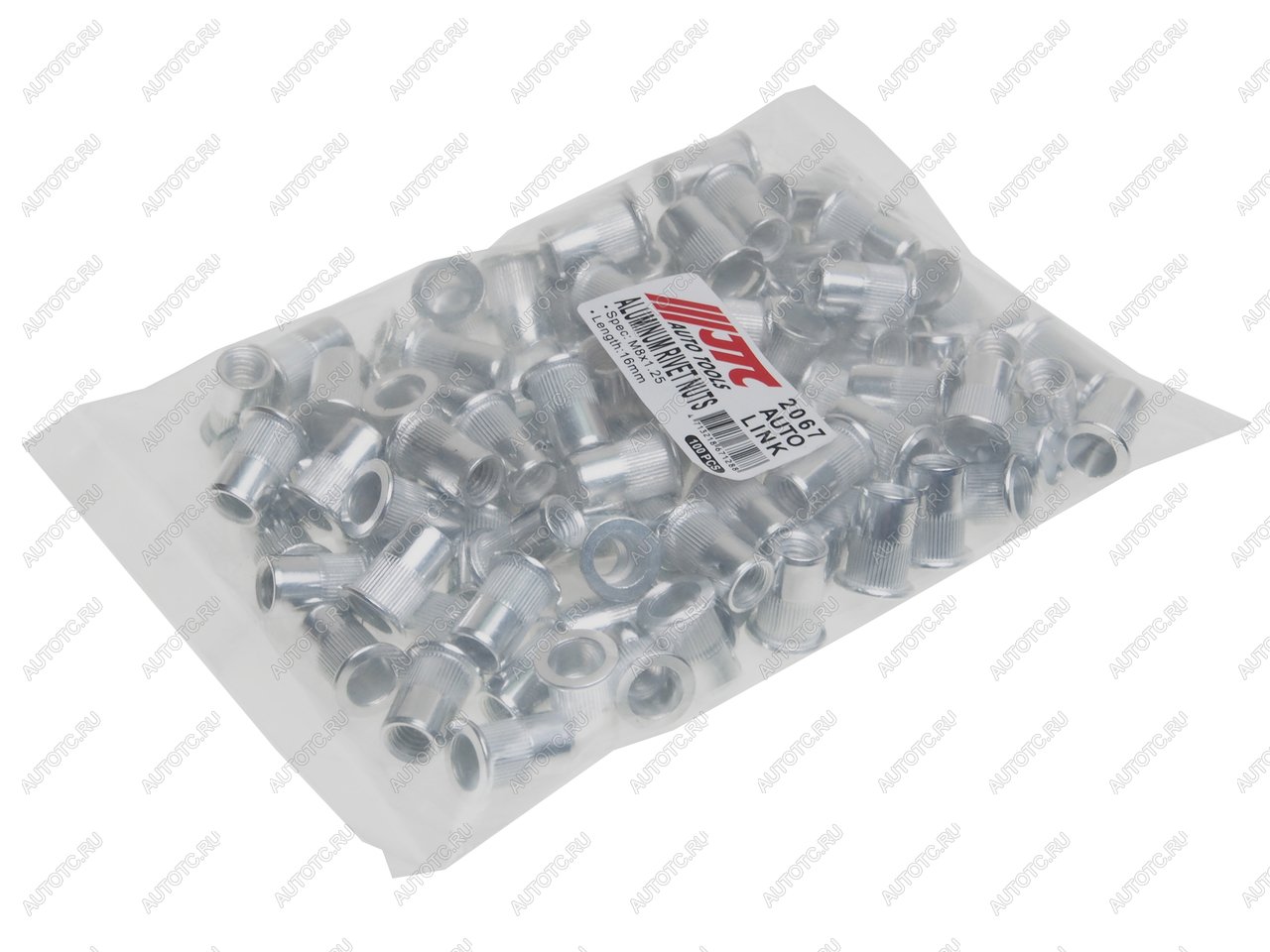3 199 р. Заклепка резьбовая M8х1.25мм алюминиевая 100шт. JTC JTC TOOLS CO., LTD jtc-2067  с доставкой в г. Керчь