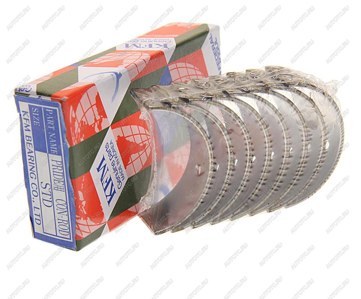 1 869 р. Вкладыши KIA Spectra,Sephia (97-) (1.5) (DOHC) шатунные d+0.00 комплект (8шт.) KFM KFM kk1y0-11se0  с доставкой в г. Керчь