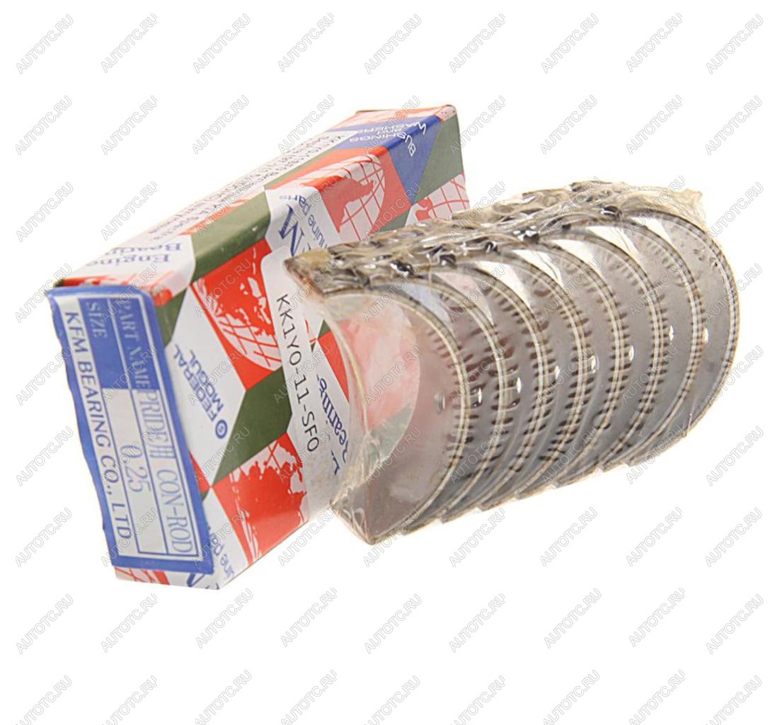 1 759 р. Вкладыши KIA Spectra,Sephia (97-) (1.5) (DOHC) шатунные d+0.25 комплект (8шт.) KFM KFM kk1y0-11sf0  с доставкой в г. Керчь