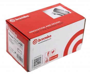 4 399 р. Колодки тормозные передние (4шт.) BREMBO Toyota Land Cruiser 200 дорестайлинг (2007-2012)  с доставкой в г. Керчь. Увеличить фотографию 6