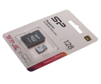 1 979 р. Карта памяти 128GB MicroSD class 10 + SD адаптер SILICON POWER SILICON POWER sp128gbstxda2v20sp  с доставкой в г. Керчь. Увеличить фотографию 1