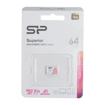 1 139 р. Карта памяти 64GB MicroSD class 10 SILICON POWER SILICON POWER sp064gbstxdv3v20  с доставкой в г. Керчь. Увеличить фотографию 1