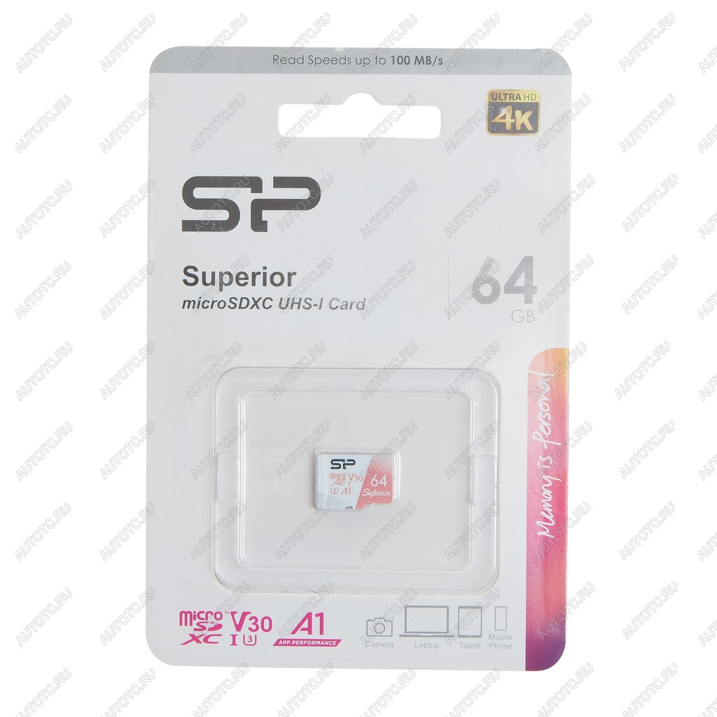 1 139 р. Карта памяти 64GB MicroSD class 10 SILICON POWER SILICON POWER sp064gbstxdv3v20  с доставкой в г. Керчь