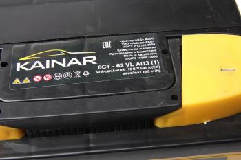 7 399 р. Аккумулятор KAINAR 62Ач KAINAR 6ст62(1)  с доставкой в г. Керчь. Увеличить фотографию 2