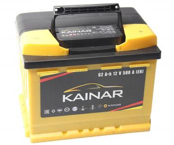 7 399 р. Аккумулятор KAINAR 62Ач обратная полярность KAINAR 6ст62(0)  с доставкой в г. Керчь. Увеличить фотографию 1