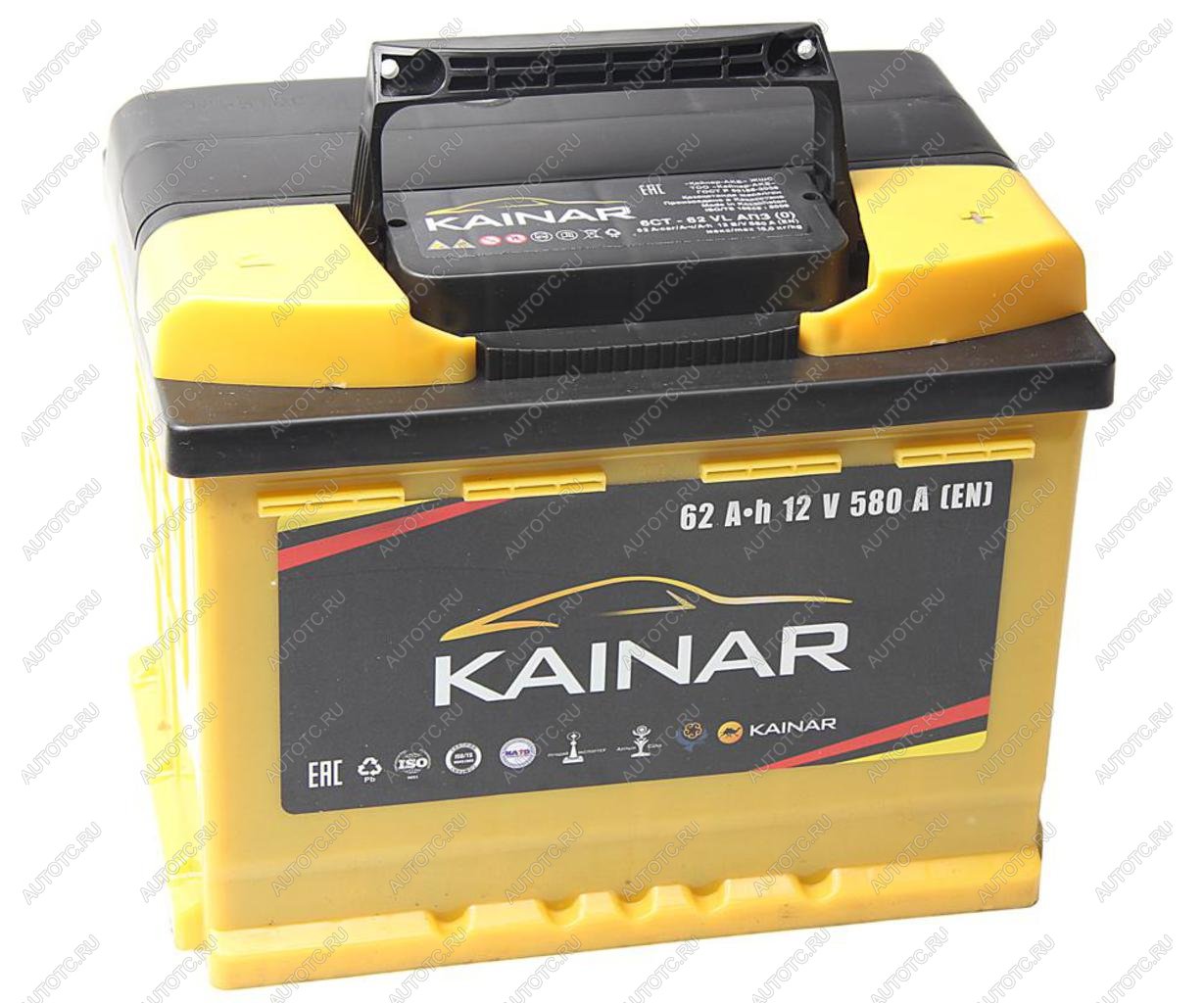 7 399 р. Аккумулятор KAINAR 62Ач обратная полярность KAINAR 6ст62(0)  с доставкой в г. Керчь