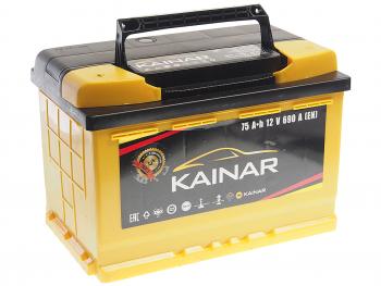 9 199 р. Аккумулятор KAINAR 75Ач KAINAR 6ст75(1)  с доставкой в г. Керчь. Увеличить фотографию 1