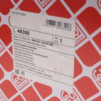 4 089 р. Бачок расширительный VW Crafter (06-12) охлаждающей жидкости FEBI FEBI 48390  с доставкой в г. Керчь. Увеличить фотографию 4