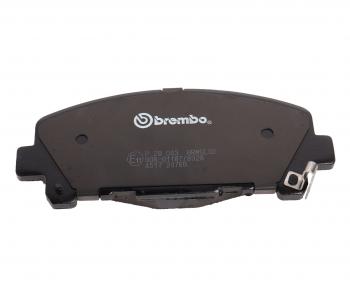 5 199 р. Колодки тормозные передние (4шт.) BREMBO Honda Accord 9 CR седан дорестайлинг (2013-2016)  с доставкой в г. Керчь. Увеличить фотографию 4