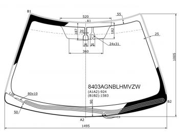 10 899 р. Стекло лобовое (Обогрев щеток Датчик дождя Молдинг) Toyota Camry (XV50) 11-18  Camry UAEUSA 11-1 FUYAO 8403AGNBLHMVZW  с доставкой в г. Керчь. Увеличить фотографию 1
