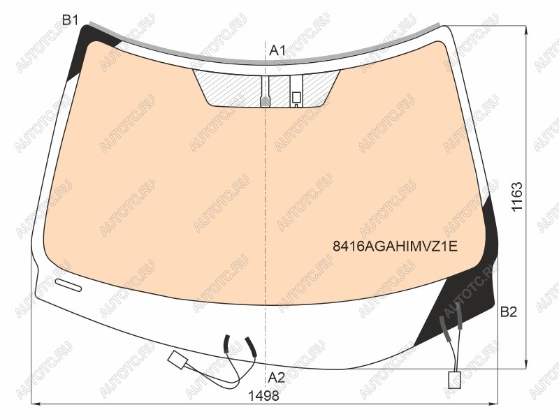 35 899 р. Стекло лобовое (Обогрев полный Датчик дождя Молдинг) Lexus RX 15-19 AGC 8416AGAHIMVZ1E  с доставкой в г. Керчь