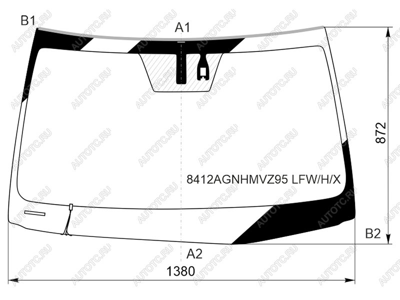 10 499 р. Стекло лобовое (Обогрев щеток Датчик дождя Молдинг) Lexus IS 16-20 XYG 8412AGNHMVZ95 LFW/H/X  с доставкой в г. Керчь