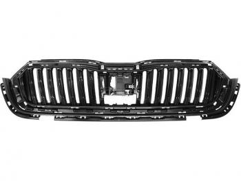 Решетка радиатора (пр-во Китай) BODYPARTS Skoda Octavia A8 универсал (2019-2022) (молдинг хром)