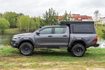266 999 р. Кунг алюминиевый с интегрированной палаткой PINGWEI для Toyota Hilux 2015+  c-0001-1  с доставкой в г. Керчь. Увеличить фотографию 5