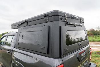 266 999 р. Кунг алюминиевый с интегрированной палаткой PINGWEI для Toyota Hilux 2015+  c-0001-1  с доставкой в г. Керчь. Увеличить фотографию 8