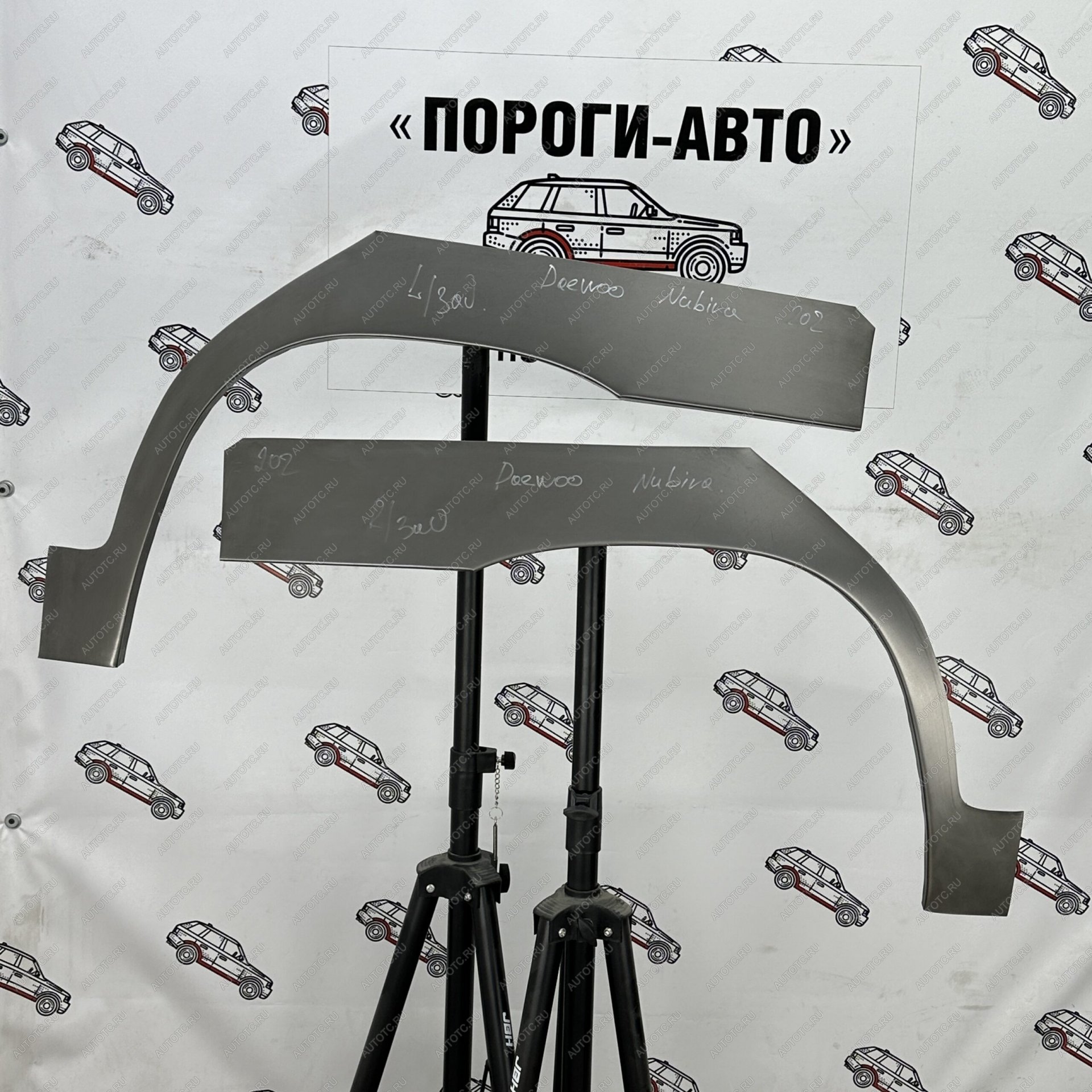 2 199 р. Ремонтные арки задних крыльев (Правая арка) Пороги-Авто Daewoo Nubira J200 (2003-2008) (холоднокатаная сталь 0,8мм)  с доставкой в г. Керчь