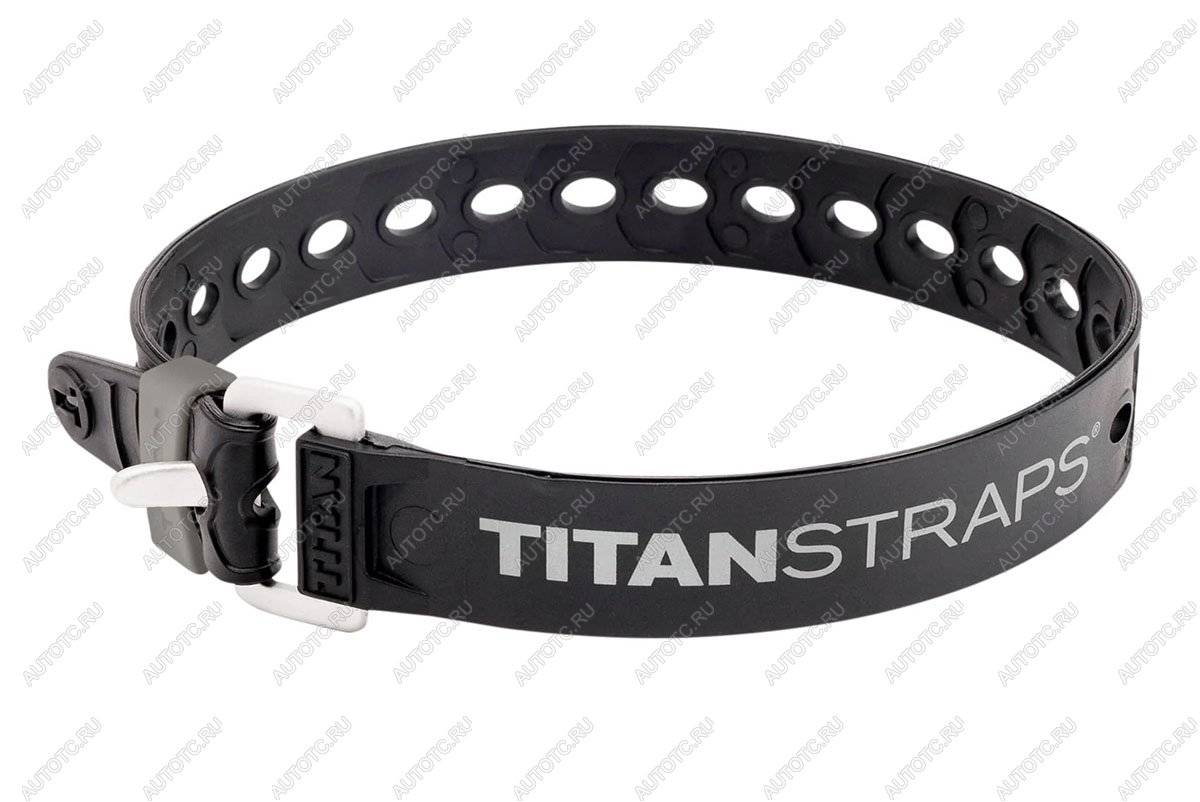 2 149 р. Ремень крепёжный TitanStraps Super Straps черный L = 64 см (Dmax = 18,4 см, Dmin = 4,5 см)  ts-0925-blk  с доставкой в г. Керчь