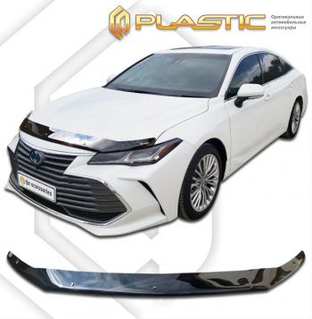2 079 р. Дефлектор капота CA-Plastic  Toyota Avalon  XX50 (2018-2023) (серия Classic черный)  с доставкой в г. Керчь. Увеличить фотографию 2
