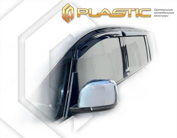 Дефлектор окон CA-Plastic Mitsubishi Delica D:5  1 (2018-2025) рестайлинг (Classic полупрозрачный)