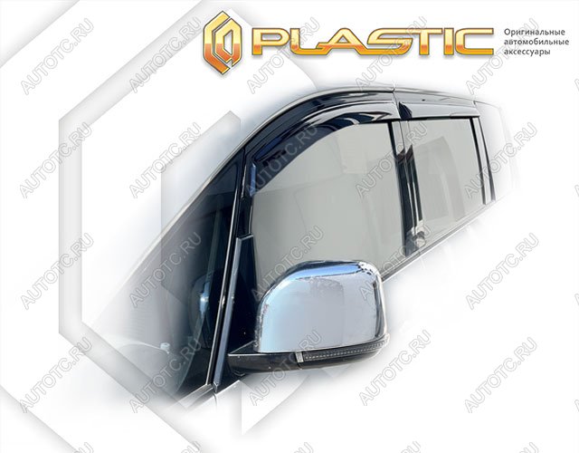 1 999 р. Дефлектор окон CA-Plastic  Mitsubishi Delica D:5  1 (2018-2025) рестайлинг (Classic полупрозрачный)  с доставкой в г. Керчь