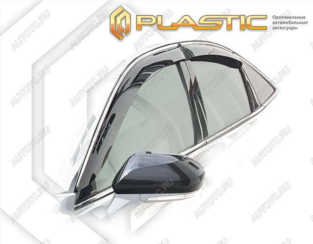 2 079 р. Дефлектор окон CA-Plastic  Toyota Avalon  XX50 (2018-2023) (Classic полупрозрачный)  с доставкой в г. Керчь