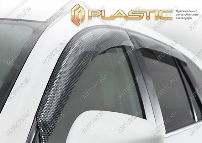 2 199 р. Дефлектор окон CA-Plastic  Toyota Yaris Cross  XP210 (2020-2023) дорестайлинг (Серия Art графит)  с доставкой в г. Керчь
