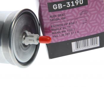 519 р. Фильтр топливный VW AUDI SEAT SKODA BIG FILTER BIG FILTER gb-3190 BIG FILTER gb-3190  с доставкой в г. Керчь. Увеличить фотографию 2
