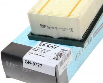 529 р. Фильтр воздушный VW Caddy 3,Golf 5,Passat B6,Touran (TDI) AUDI A3 (03-) BIG FILTER BIG FILTER gb-9777 BIG FILTER gb-9777  с доставкой в г. Керчь. Увеличить фотографию 2