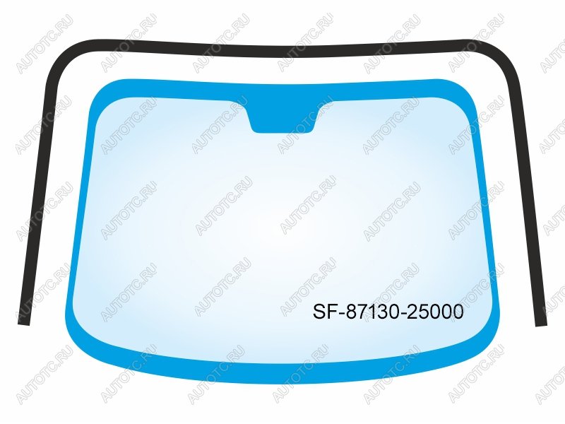 1 769 р. Молдинг заднего стекла Hyundai Accent 99-12  Verna 00-06  ТагАЗ Accent 99-12 SAT SF-87130-25000  с доставкой в г. Керчь