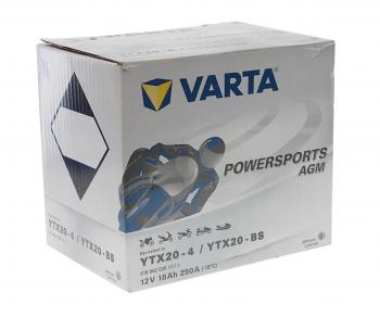9 649 р. Аккумулятор VARTA MOTO AGM 18Ач VARTA 6ст18 518 902 026 (ytx20-4(bs))  с доставкой в г. Керчь. Увеличить фотографию 3