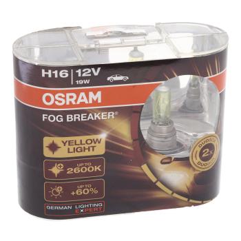3 699 р. Лампа 12V H16 19W PGJ19-3 2600К евробокс (2шт.) Fog Breaker OSRAM OSRAM 62219fbr-hcb  с доставкой в г. Керчь. Увеличить фотографию 1