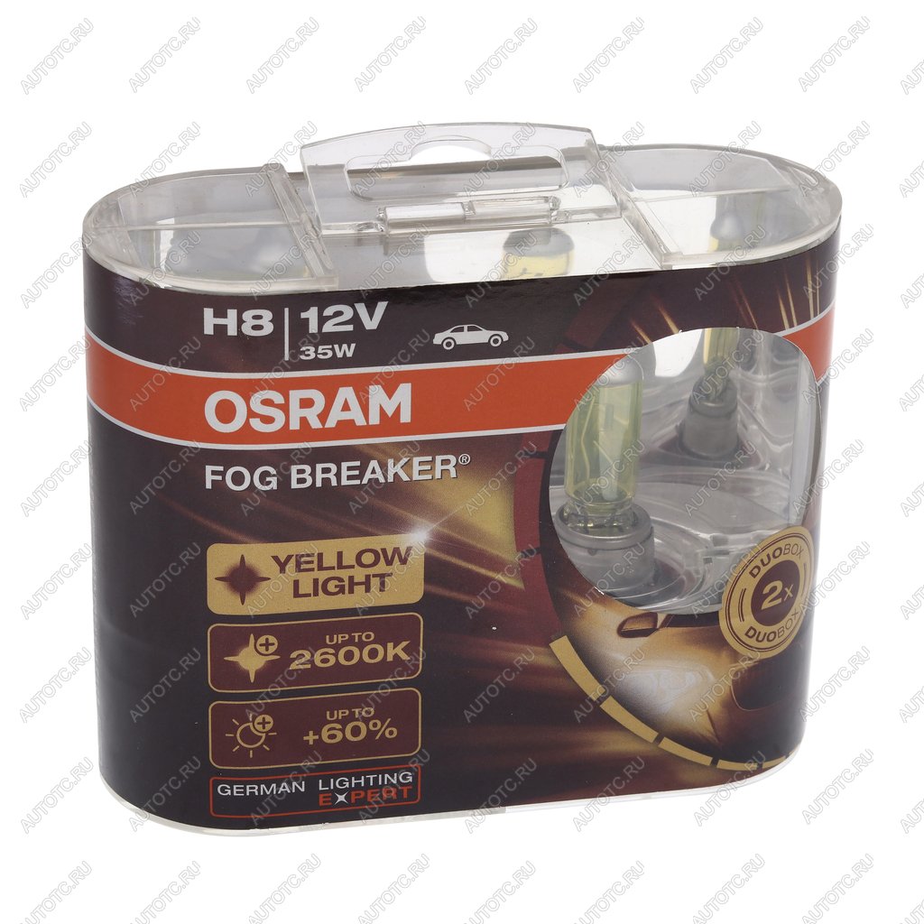 3 689 р. Лампа 12V H8 35W PGJ19-1 2600К евробокс (2шт.) Fog Breaker OSRAM OSRAM 62212fbr-hcb  с доставкой в г. Керчь