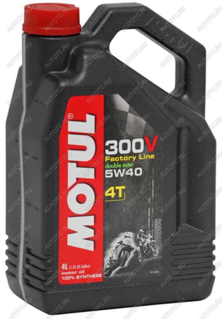 6 899 р. Масло моторное для 4-х тактных двигателей 300V 4T FACTORY LINE 5W40 синт.4л MOTUL MOTUL 104115  с доставкой в г. Керчь