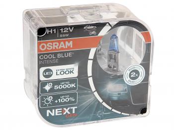 979 р. Лампа 12V H1 55W P14.5s +100% 5000K евробокс (2шт.) Cool Blue Intense NextGen OSRAM OSRAM 64150cbn-hcb  с доставкой в г. Керчь. Увеличить фотографию 1