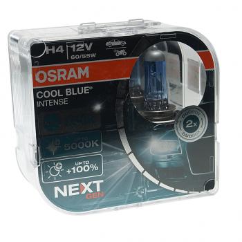 1 649 р. Лампа 12V H4 6055W P43t-38 +100% 5000K евробокс (2шт.) Cool Blue Intense NextGen OSRAM OSRAM 64193cbn-hcb  с доставкой в г. Керчь. Увеличить фотографию 1