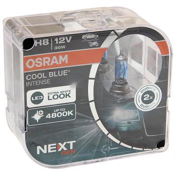 3 989 р. Лампа 12V H8 35W PGJ19-2 +100% 5000K евробокс (2шт.) Cool Blue Intense NextGen OSRAM OSRAM 64212cbn-hcb  с доставкой в г. Керчь. Увеличить фотографию 1