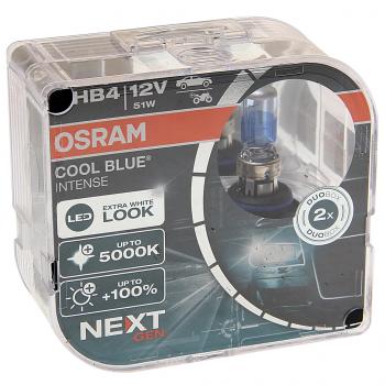2 699 р. Лампа 12V HB4(9006) 51W P22d +100% 5000K евробокс (2шт.) Cool Blue Intense NextGen OSRAM OSRAM 9006cbn-hcb  с доставкой в г. Керчь. Увеличить фотографию 1