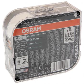 2 699 р. Лампа 12V HB4(9006) 51W P22d +100% 5000K евробокс (2шт.) Cool Blue Intense NextGen OSRAM OSRAM 9006cbn-hcb  с доставкой в г. Керчь. Увеличить фотографию 2