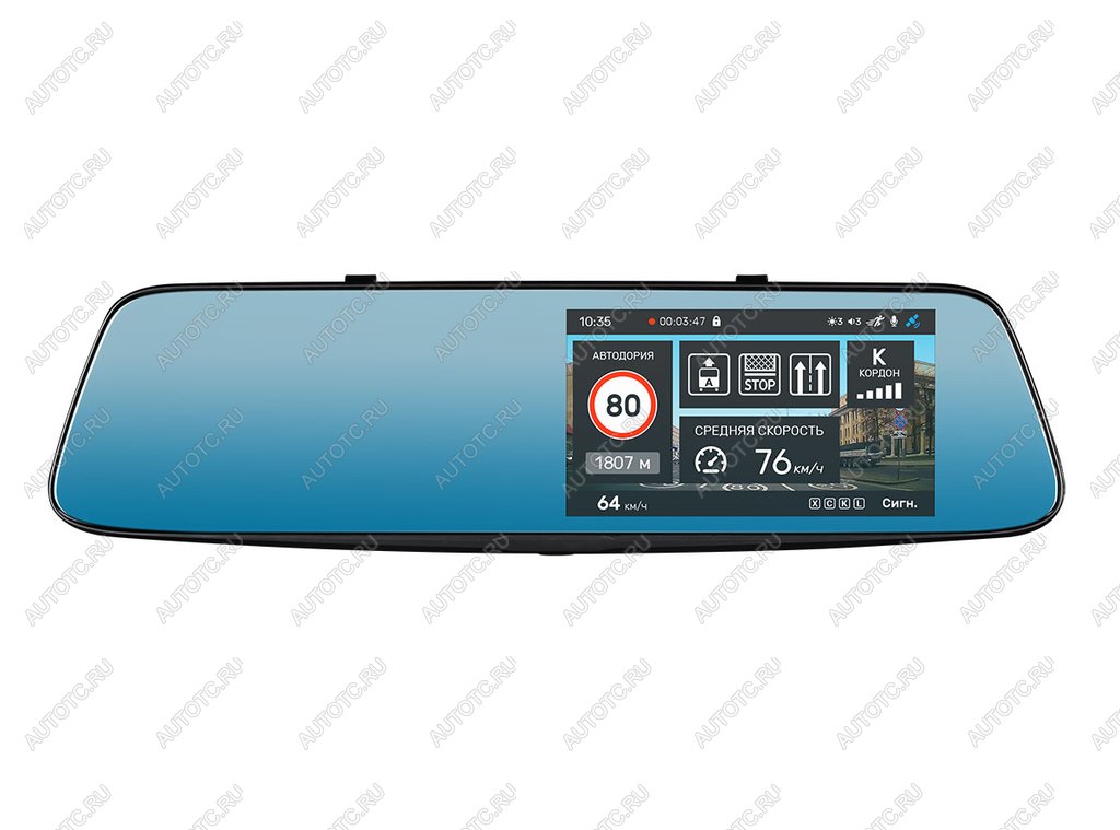 12 199 р. Видеорегистратор с радар-детектором в зеркале GPS INCAR INCAR sdr-230  с доставкой в г. Керчь